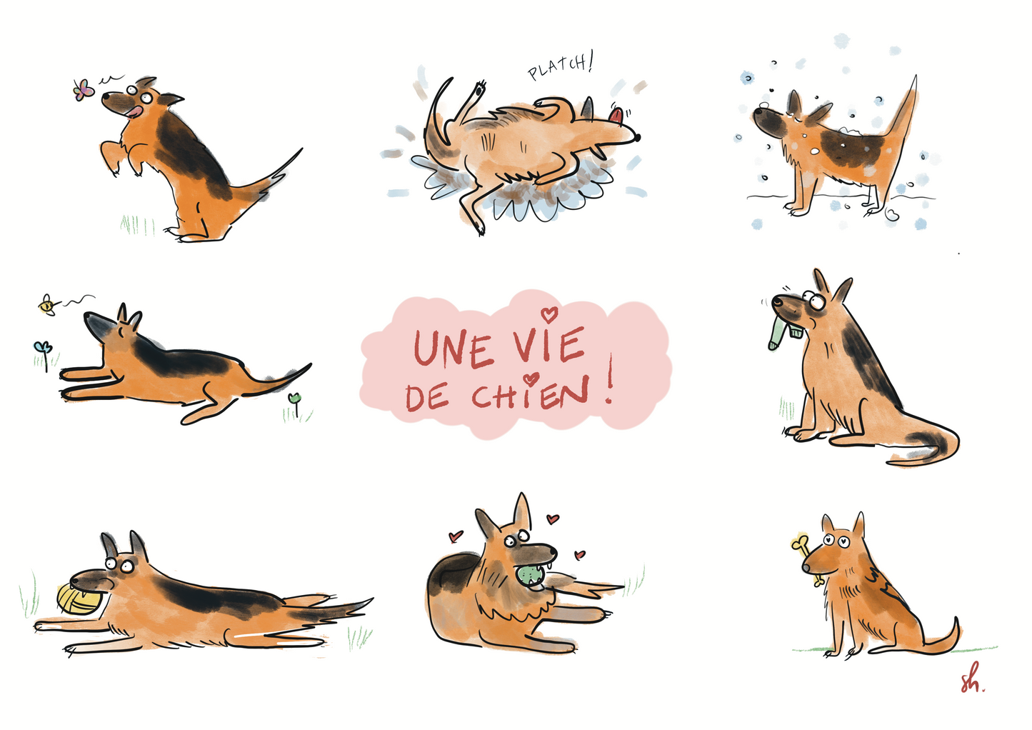 Bande dessinée 6 cases